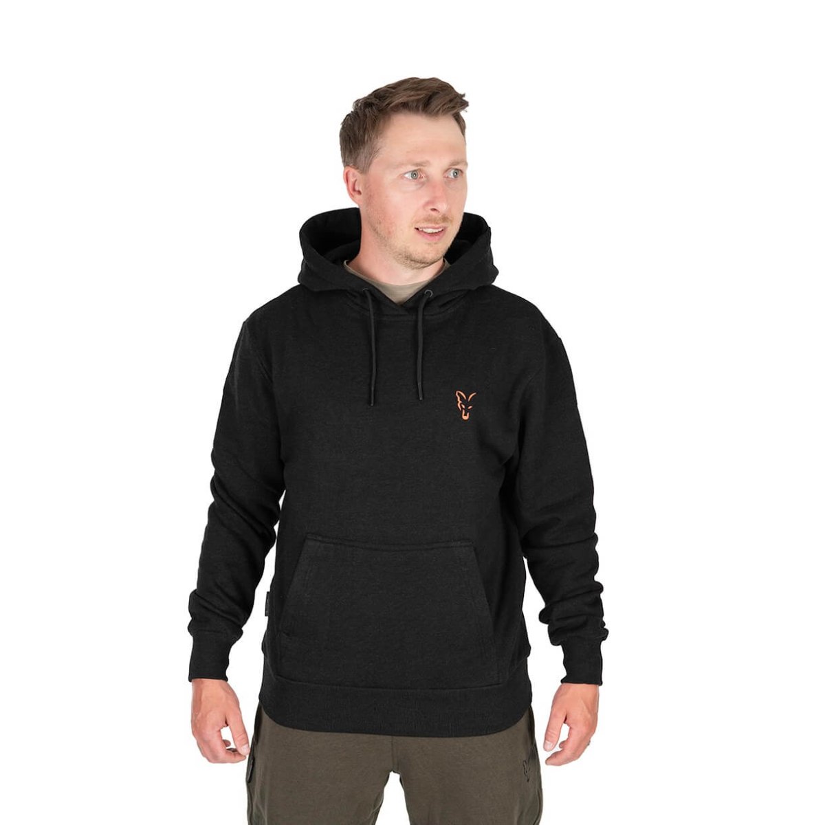 Sudadera Fox Collection Negra y Naranja - Tienda Carpfishing