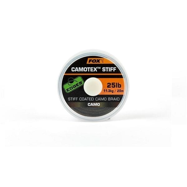 Trenzado Fox Stiff Camotex 20 m - Tienda Carpfishing