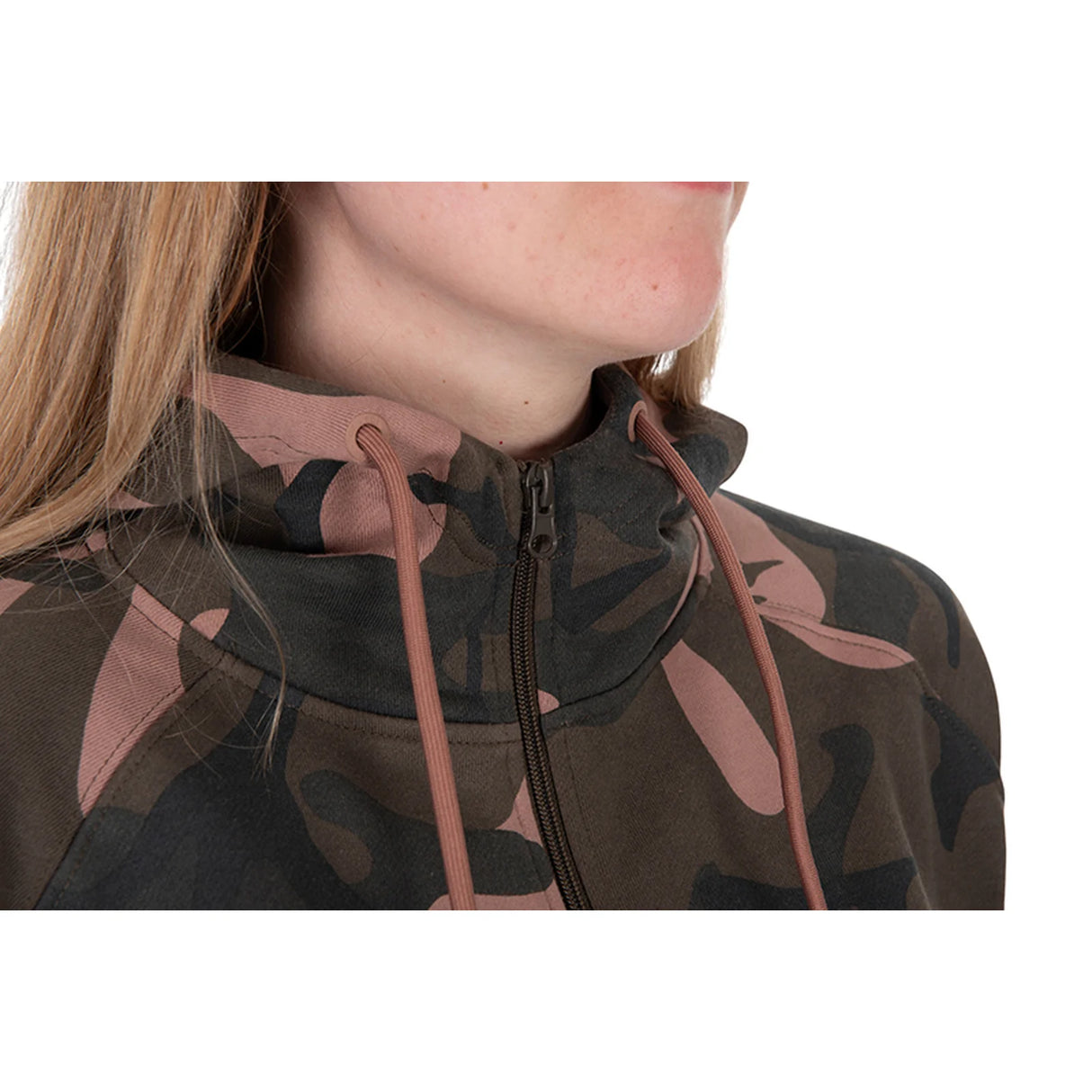 Sudadera Mujer Fox Camo con Cremallera