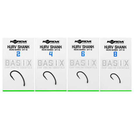 Hooks Korda Basix Kurv Shank