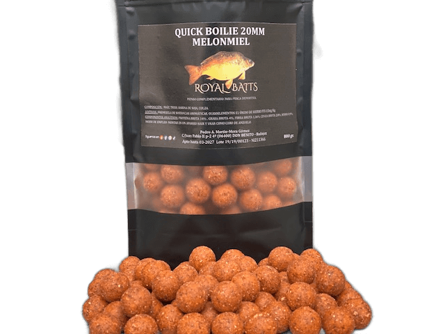 Boilies Royal Baits Honey Melon 20mm 800g