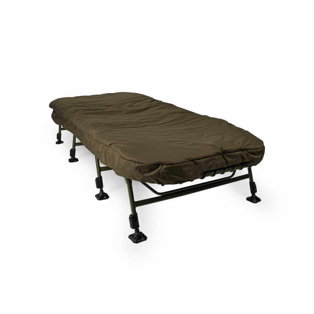 Bed Chair with sleeping bag Avid Carp Benchmark Ultra X System 8 legs