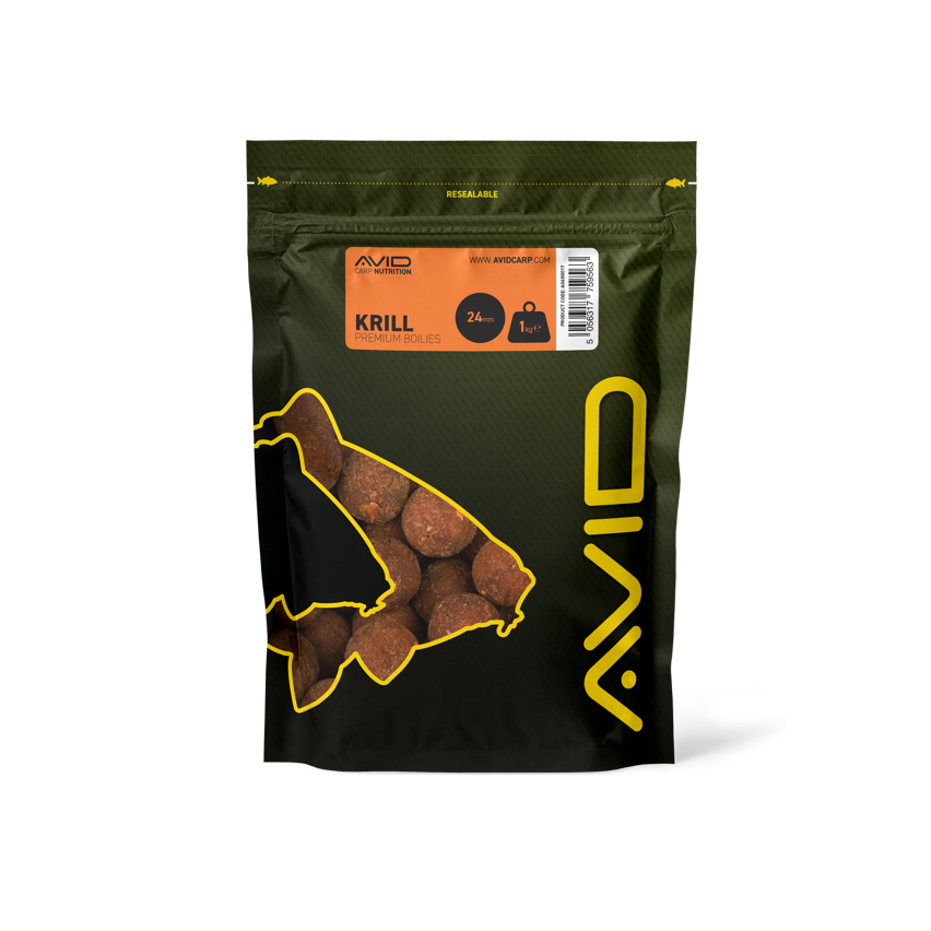 Boilies Avid Carp Premium Krill 24 mm