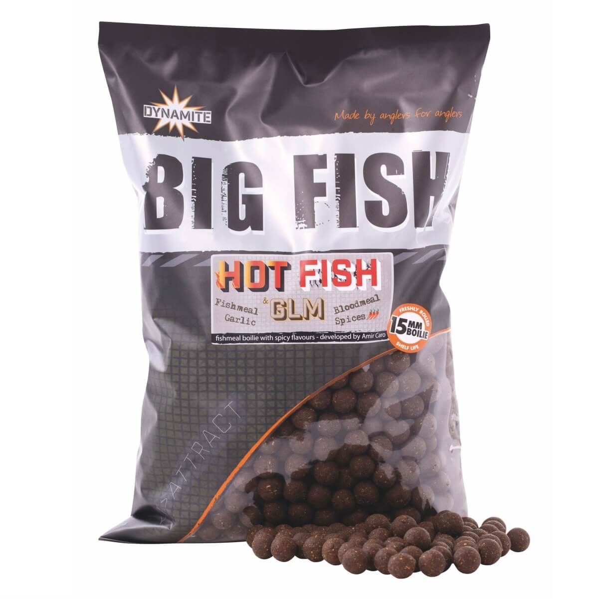 Boilies Dynamite Baits Hot Fish GLM 20 mm
