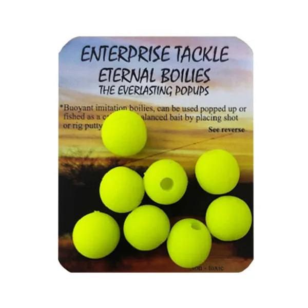 Boilies Pop Ups Enterprise Eternal Fluor Yellow 12 mm