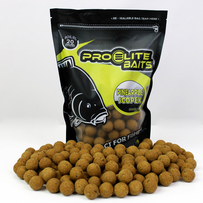 Boilies Pro Elite Baits Pineapple Scopex 20mm