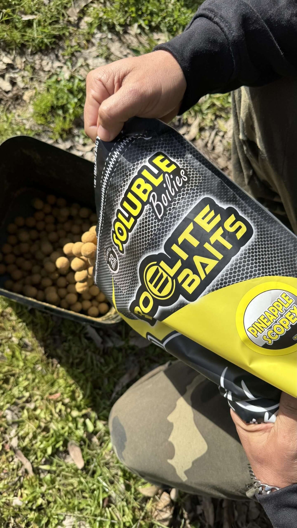 Boilies Solubles Pro Elite Baits Pineapple Scopex 20 mm 3.5 Kg