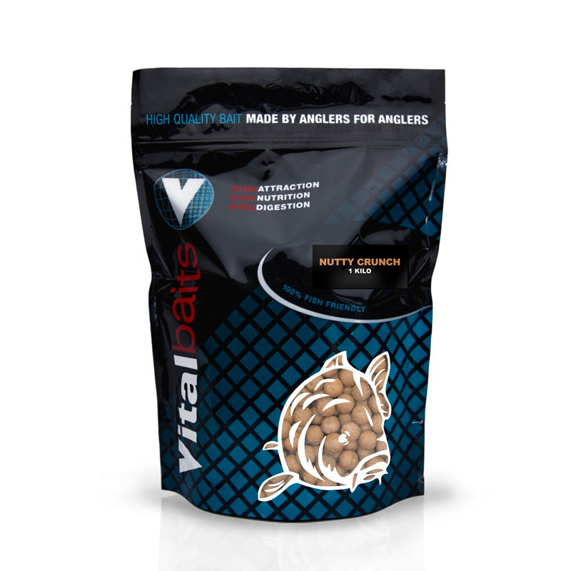 Boilies Vitalbaits Nutty Crunch 18 mm