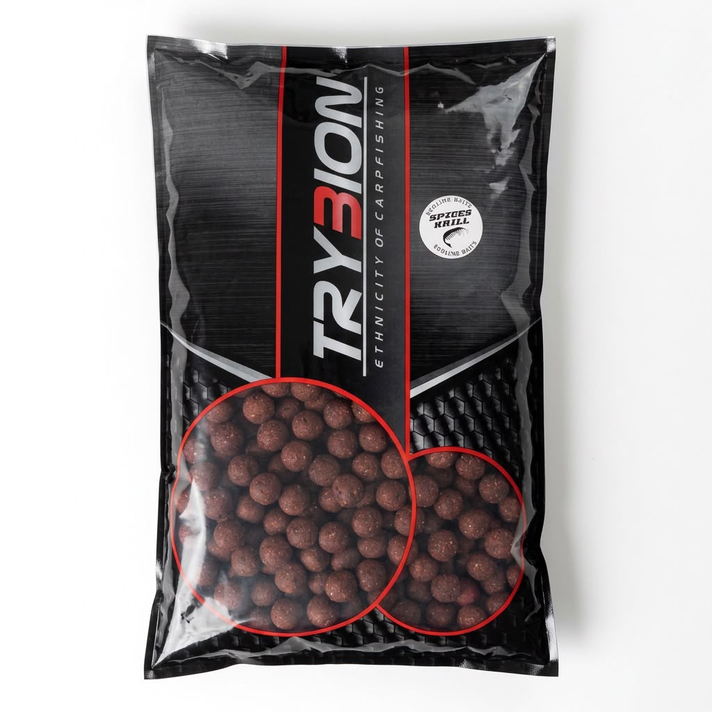 Bag Trybion Boilies Spices Krill 4 Kg - 18 mm