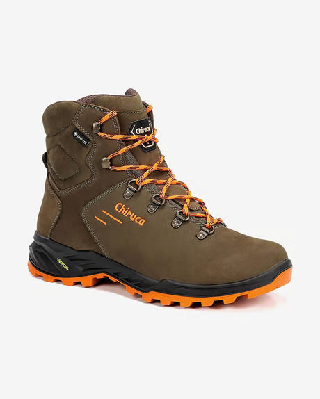 Botas Chiruca Game Hi Vis 08 Gore-Tex Verde y Naranja - Tienda Carpfishing