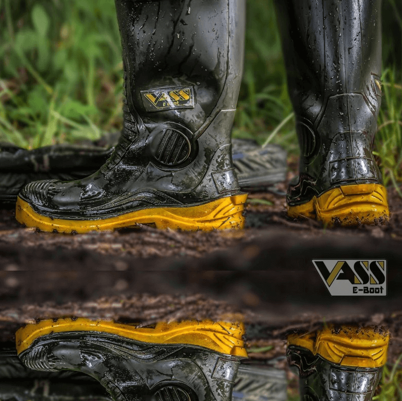 Waterproof boots Vass E Khaki Yellow