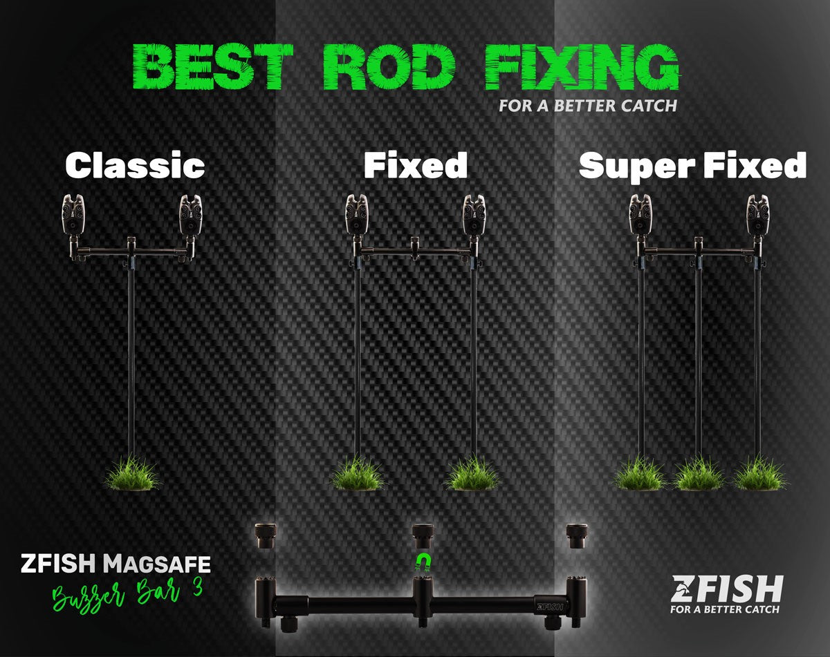 Buzz bars Zfish Magsafe 3 Rods 31-45 cm
