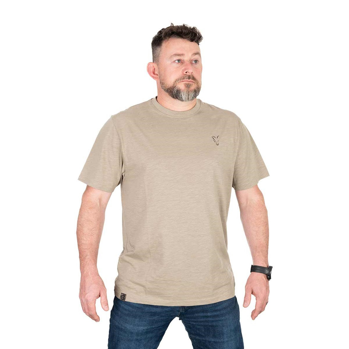T-shirt Fox LW Print T Khaki