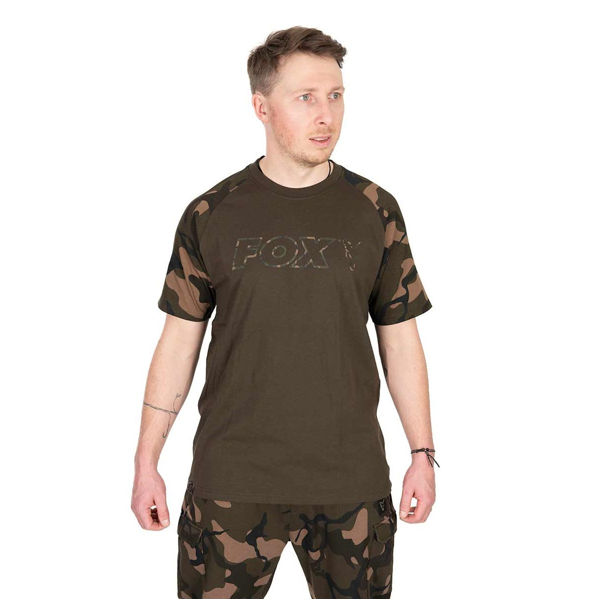 T-shirt Fox Outline T Khaki/Camo
