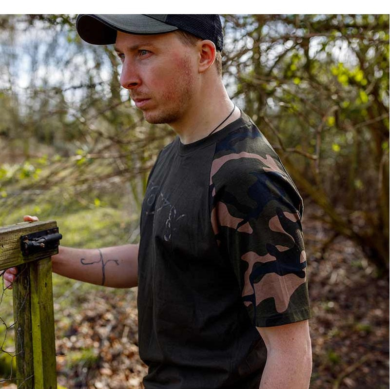 T-shirt Fox Outline T Khaki/Camo
