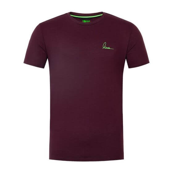 T-shirt Korda Minimal Bordeaux