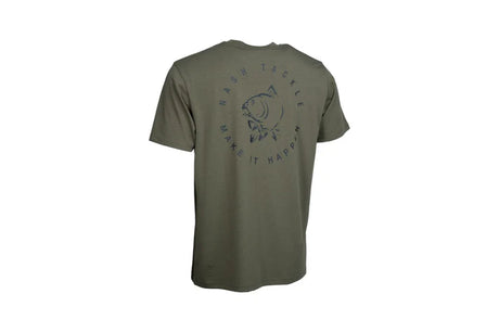T-shirt Nash Make It Happen Carp Logo T Green