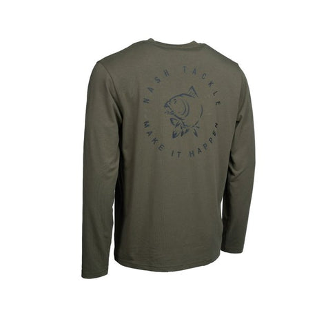 T-shirt Nash Make It Happen Green long sleeve