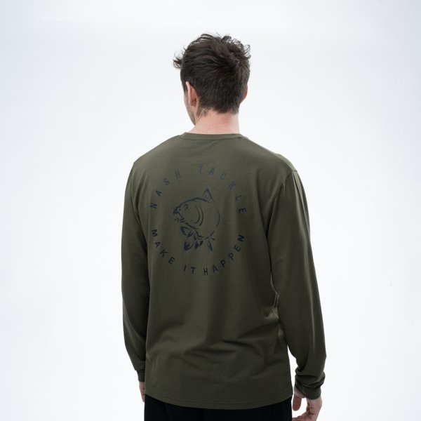 T-shirt Nash Make It Happen Green long sleeve