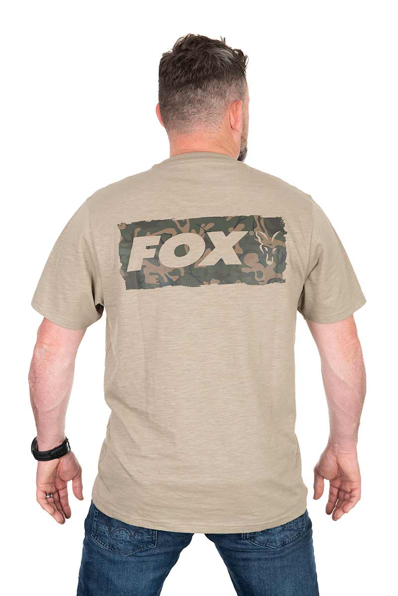 T-shirt Fox LW Print T Khaki