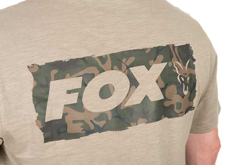 T-shirt Fox LW Print T Khaki