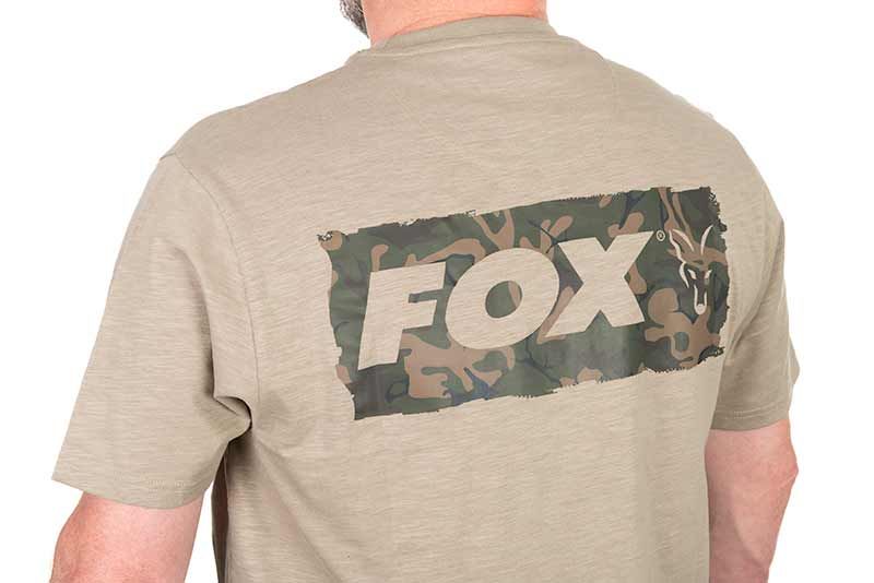 T-shirt Fox LW Print T Khaki