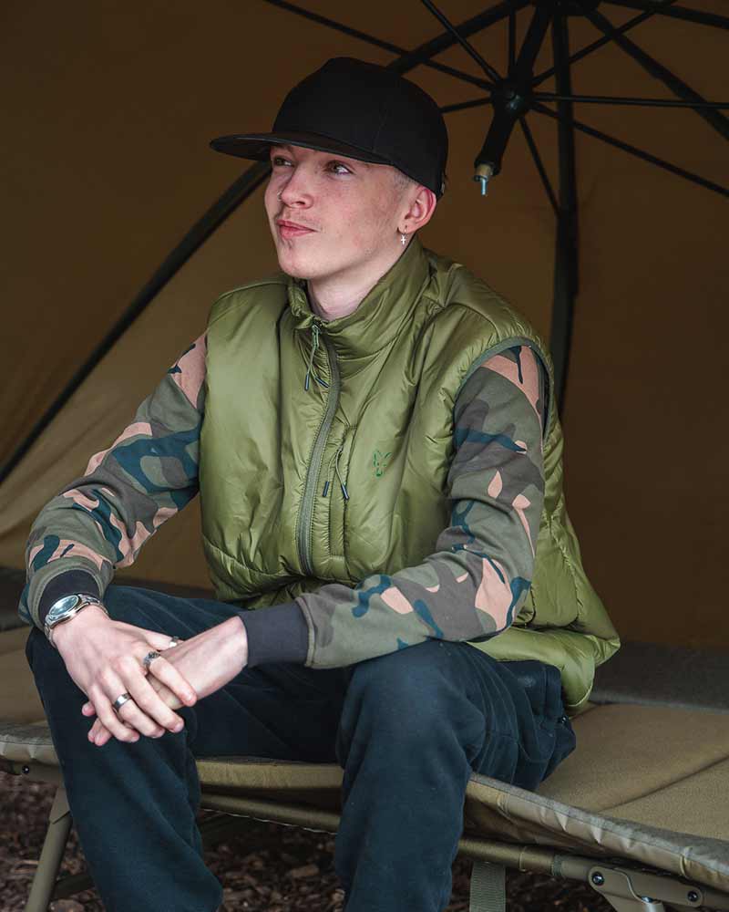 Sleeveless vest Fox Olive Green
