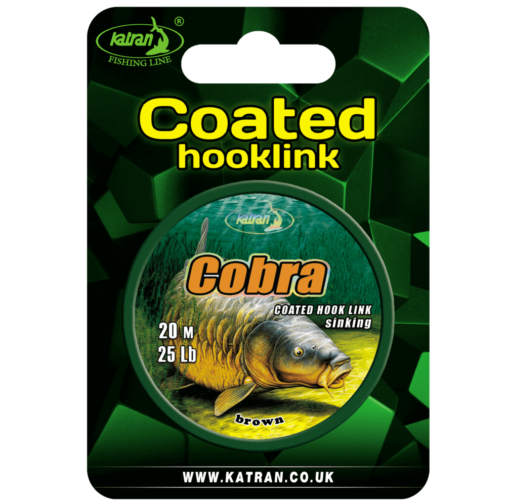 Braided Katran Coated Hooklink Cobra 25 lb 20 m