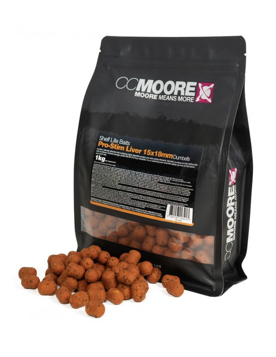 Dumbells Ccmoore Pro-Stim Liver Brown 15 x 18 mm