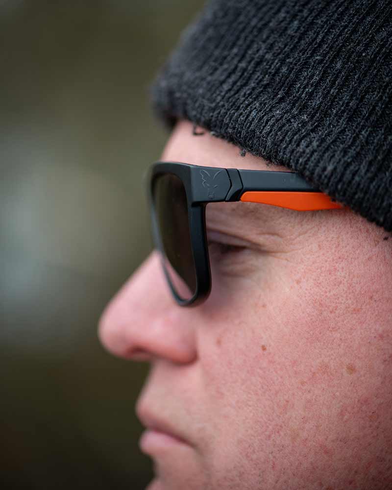 Sunglasses polarized sunglasses Fox Black and Orange Collection