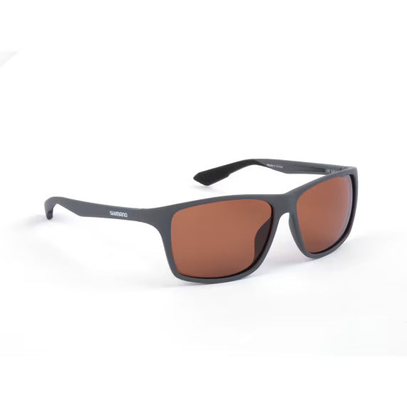 Sunglasses polarized sunglasses Shimano Technium Dark Gray and Copper