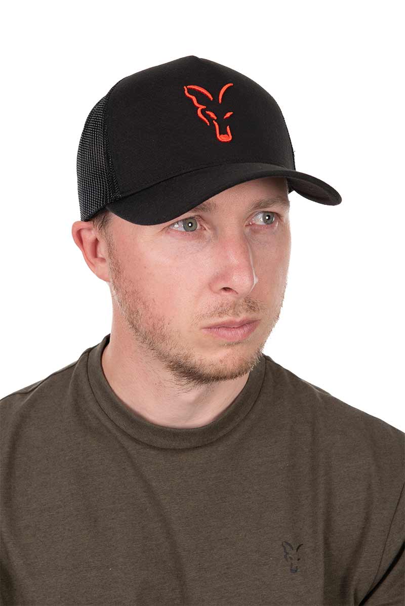 Gorra Fox Trucker Black-Orange