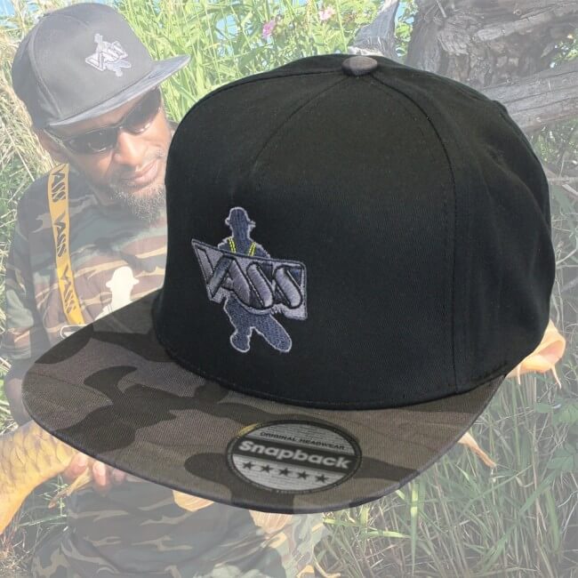 Cap Vass VB691 Peak Black-Grey Camo