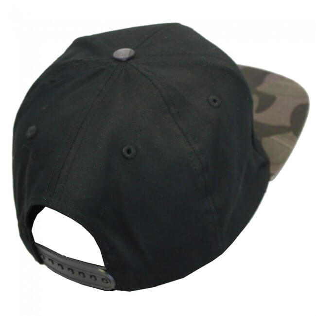 Cap Vass VB691 Peak Black-Grey Camo