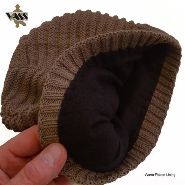 Hat Vass VR376 Ribbed Brown
