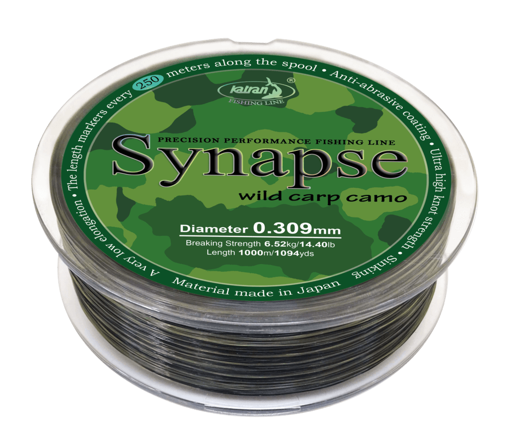 Thread Katran Synapse Wild Carp Camo 0,30 mm 1000 m