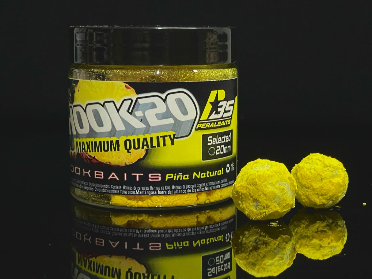 Hook Baits Peralbaits Natural Pineapple 20 mm