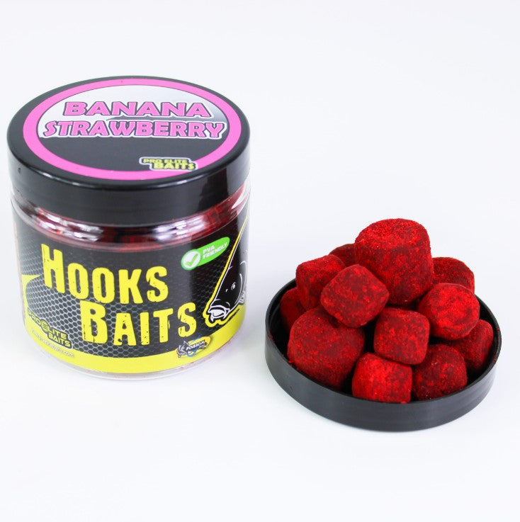 Hook Pellets powder Pro Elite Baits Banana Strawberry 14-20 mm