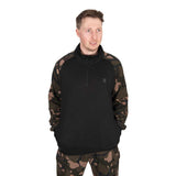 Sweatshirt Fox LW Black and Camo with zipper