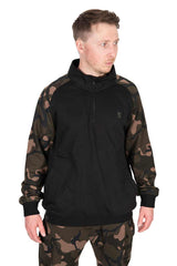 Sweatshirt Fox LW Black and Camo with zipper