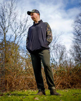 Sweatshirt Fox LW Black and Camo with zipper