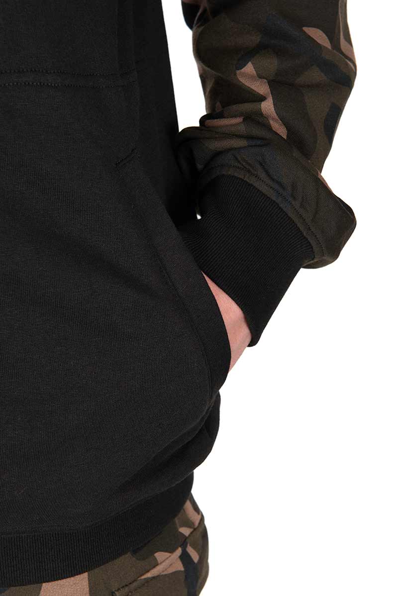 Sweatshirt Fox LW Black and Camo with zipper