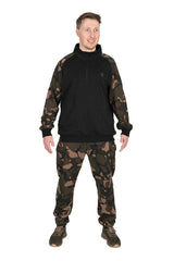 Sweatshirt Fox LW Black and Camo with zipper
