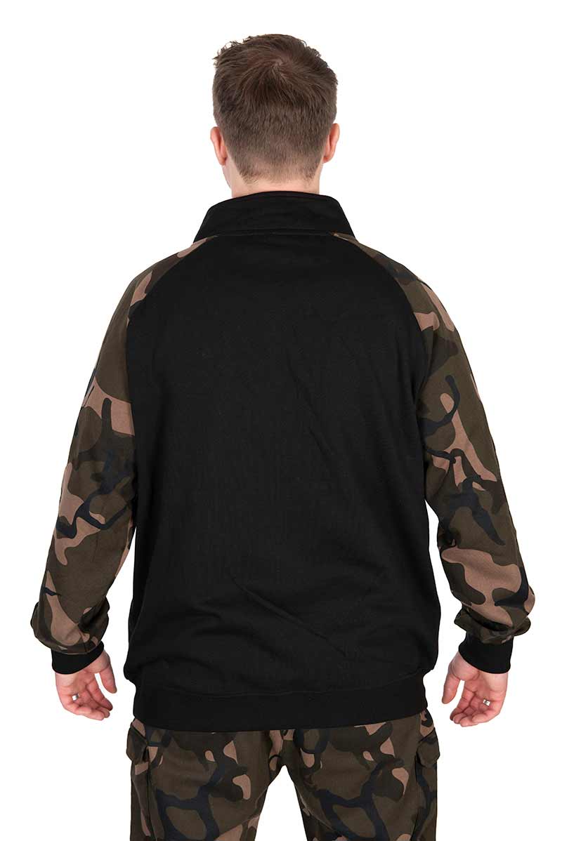 Sweatshirt Fox LW Black and Camo with zipper