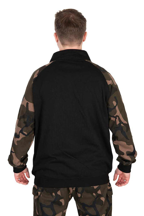 Sweatshirt Fox LW Black and Camo with zipper