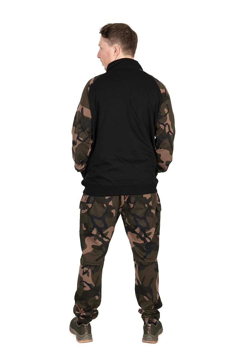Sweatshirt Fox LW Black and Camo with zipper