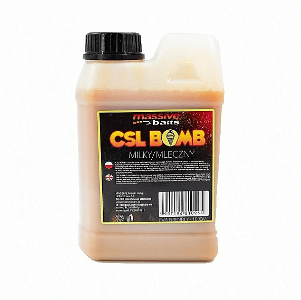 CSL Boomb Liquid Massive Baits Milky 1000 ml