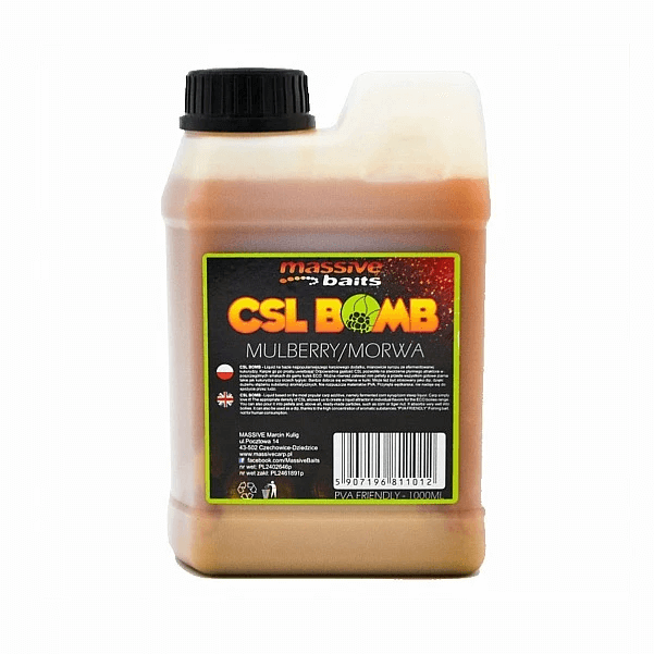 CSL Boomb Liquid Massive Baits Mulberry 1000 ml