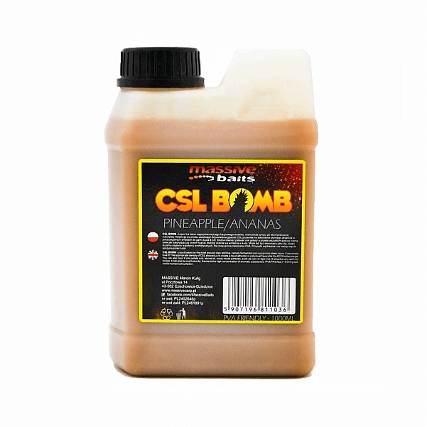 CSL Boomb Liquid Massive Baits Pineapple 1000 ml