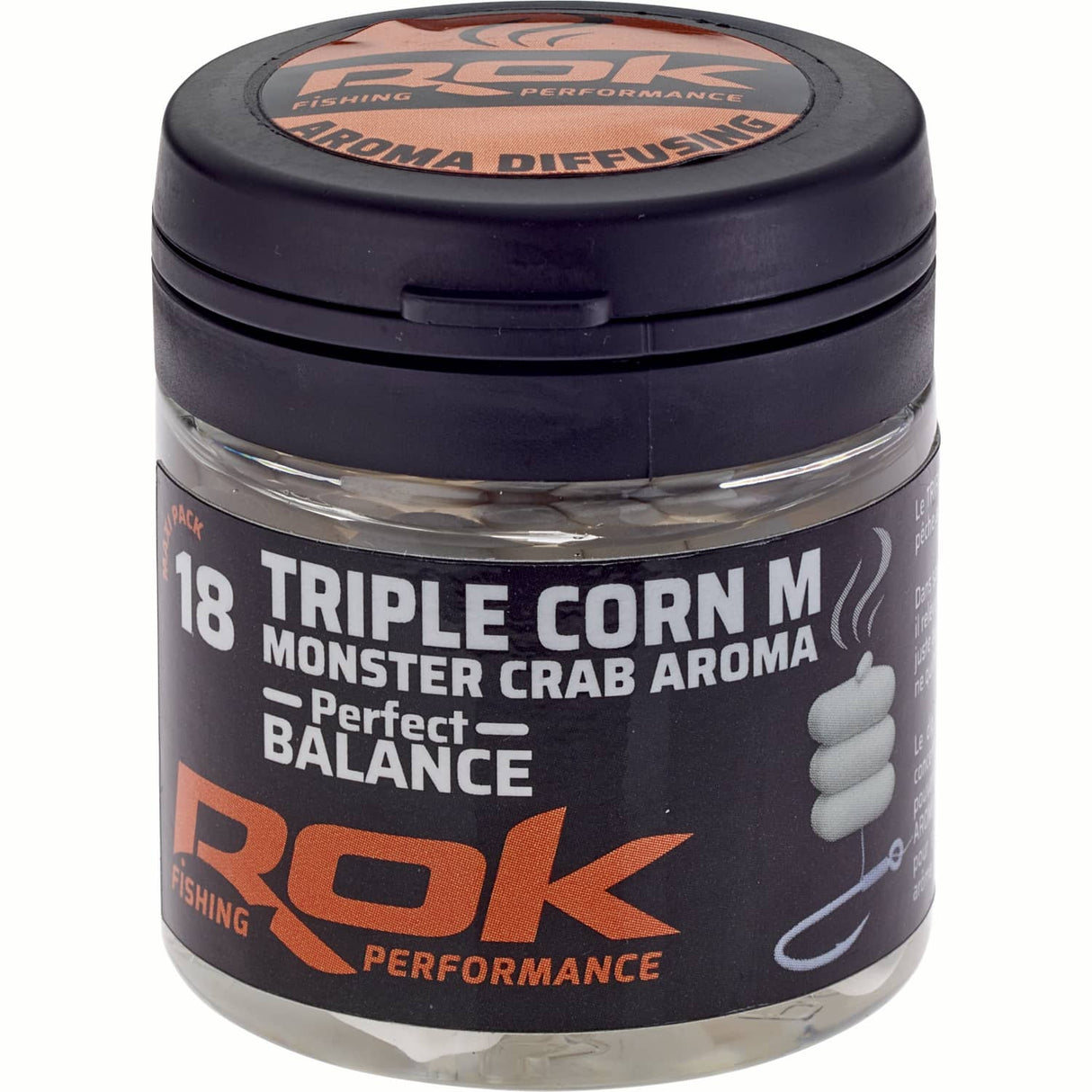 Triple Corn Rok Fishing Perfect Balance Monstercrab White